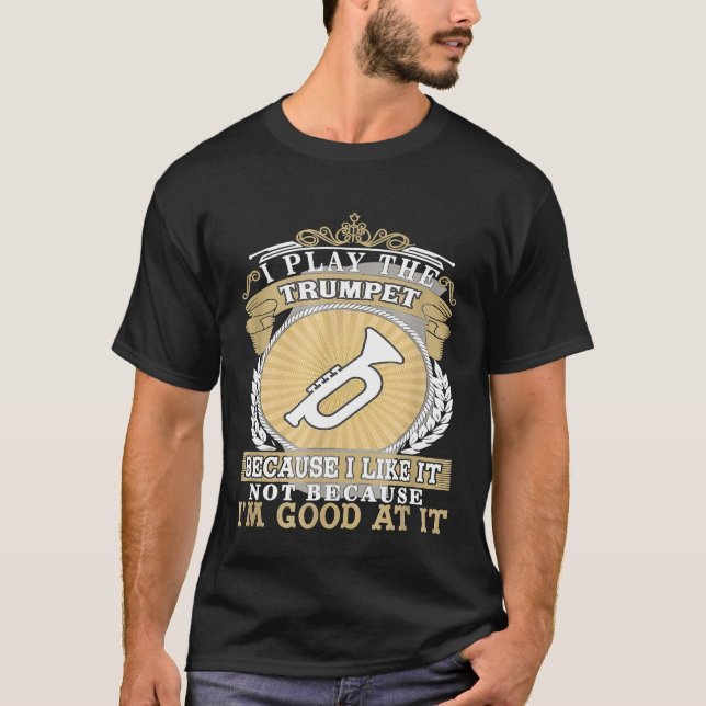 Camiseta Trompete - Eu Toco A Ideia Do Tumpete (Frente)