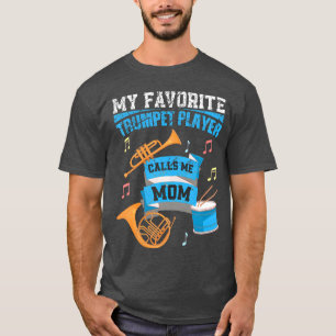 Camiseta Trompete Mãe Marchando Banda Mãe Alteza Amigos