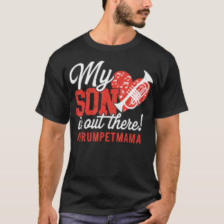 Camiseta Trompete Mãe Trompetista Instrumento Musical