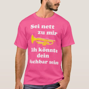 Camiseta Trompete Para O Instrume Da Orquestra De Brass Mus
