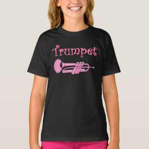 Camiseta Trompete Rosa