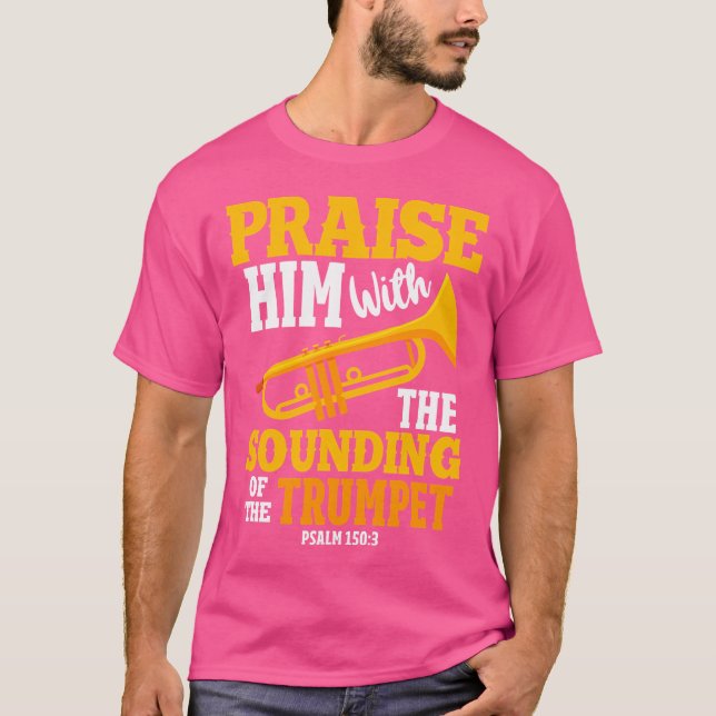 Camiseta Trompeter De Trompete O Elogia Com O Som De (Frente)
