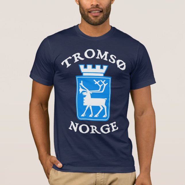 Camiseta Tromsø, Noruega (Norge) (Frente)