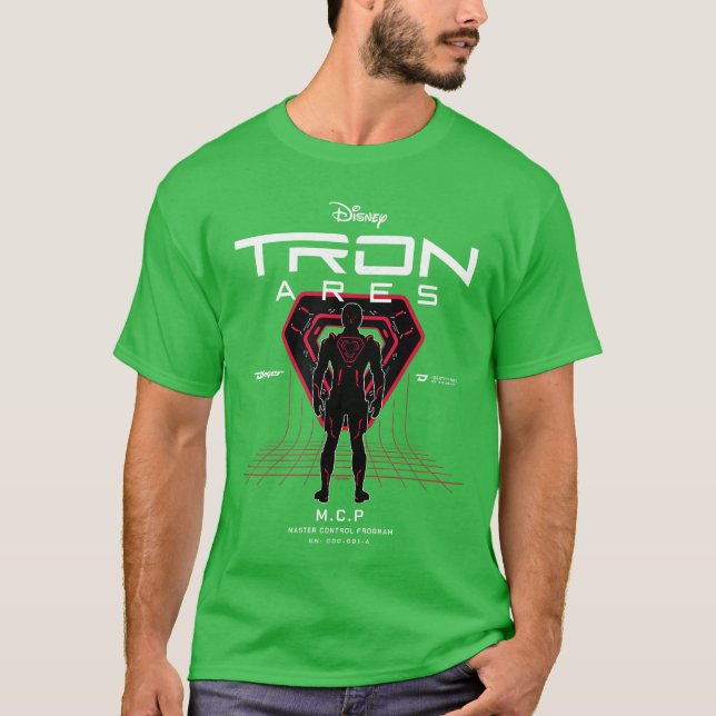 Camiseta TRON Ares Dillinger Systems Master Control Program (Frente)