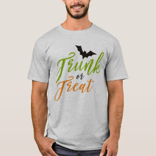 Camiseta Tronco do Dia das Bruxas ou t-shirt das palavras
