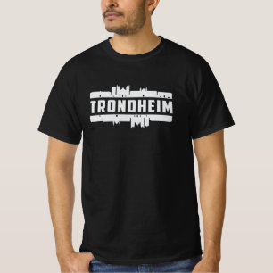 Camiseta Trondheim Norway City Skyline Cityscape Funny Gift