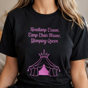 Camiseta Trono de Cadeira de Acampamento Coroa de Lanterna