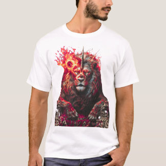 Camiseta Trono do Leão Inferno - Besta Mítica de Fi