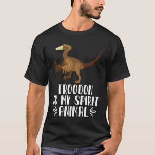 Camiseta Troodon é o meu espírito animal