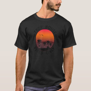 Camiseta Trop House Vibes Apenas Tropical House Music Beach
