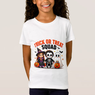 Camiseta Tropa de Doçuras ou Travessuras Amigos Fofos de Ha