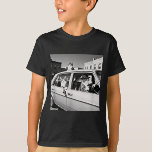 Camiseta Tropa de Gato Engraçado Design Felino Legal Vintag