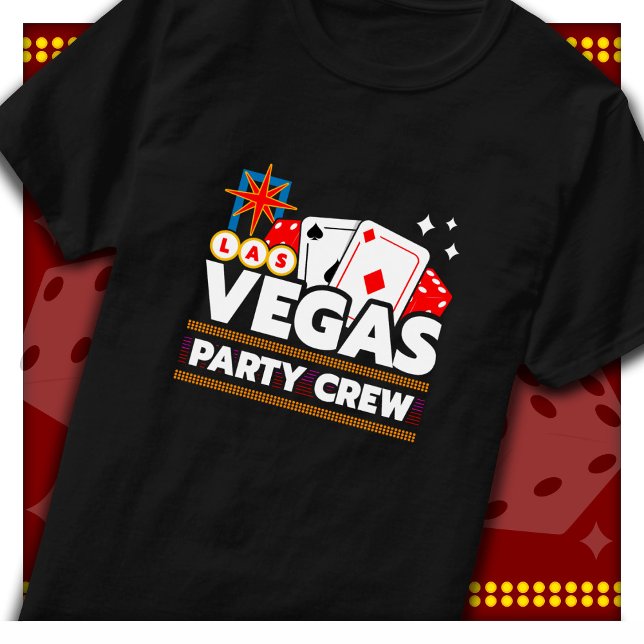 Camiseta Tropa de Las Vegas Tripulação de Las Vegas Las Veg (Criador carregado)