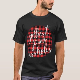 Camiseta Tropa Mais Alegre de Buracos  Natal Sarcástico