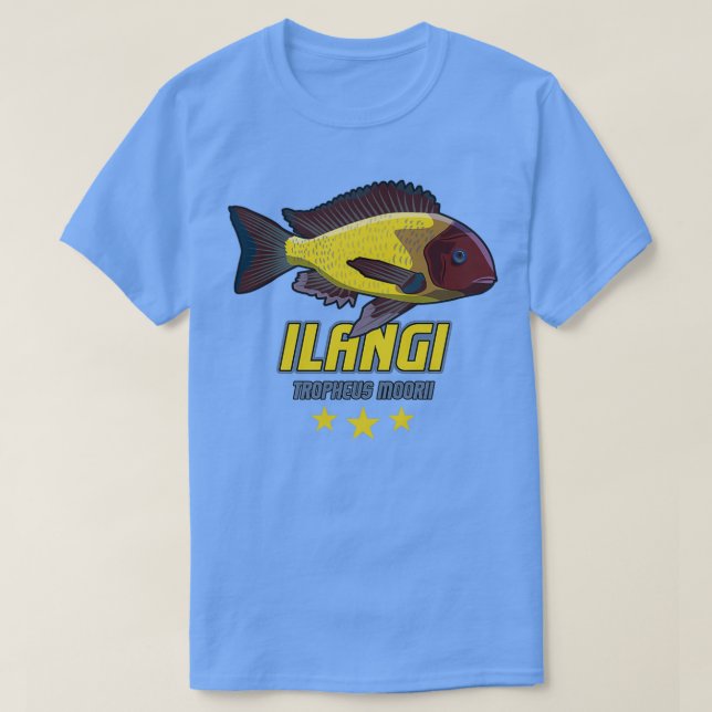 Camiseta Tropheus Moorii Moori Ilangi Tanganyika Cichlid Aq (Frente do Design)