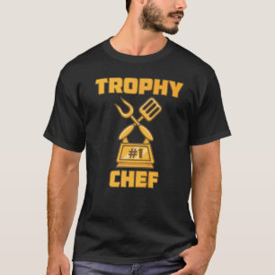 Camiseta Trophy Chef Cook Prêmio vencendo participação Priz