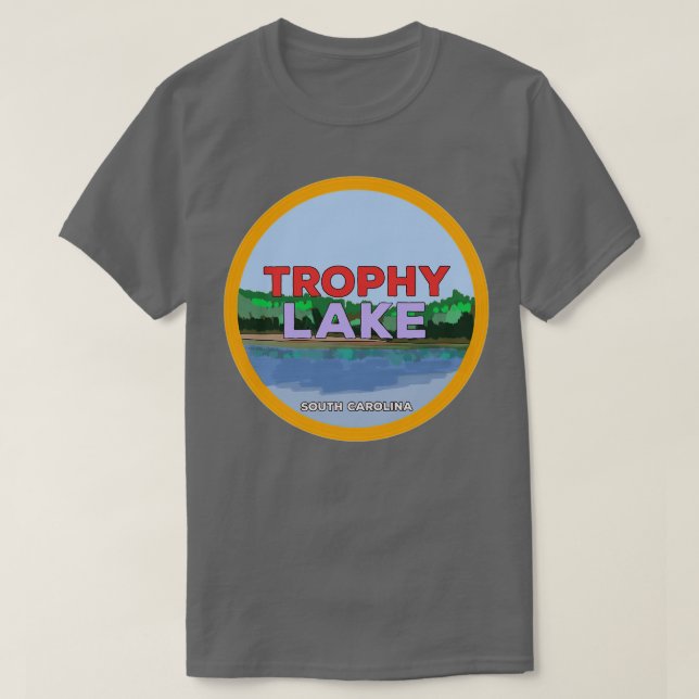 Camiseta Trophy Lake South olina (Frente do Design)