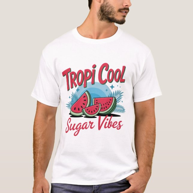 Camiseta Tropi Cool Sugar Vibes  (Frente)