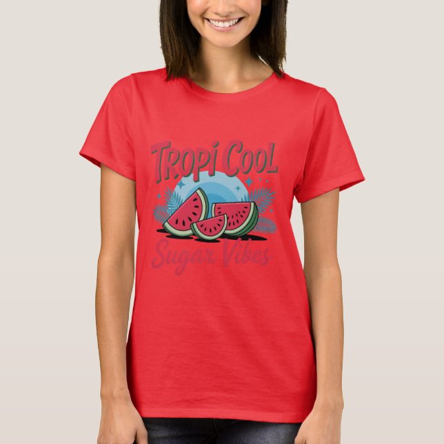 Camiseta Tropi Cool Sugar Vibes  (Frente)
