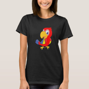 Camiseta Tropicais Coloridos do Jardim Zoológico de Macaw
