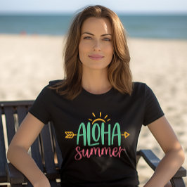 Camiseta Tropical "Aloha Summer"