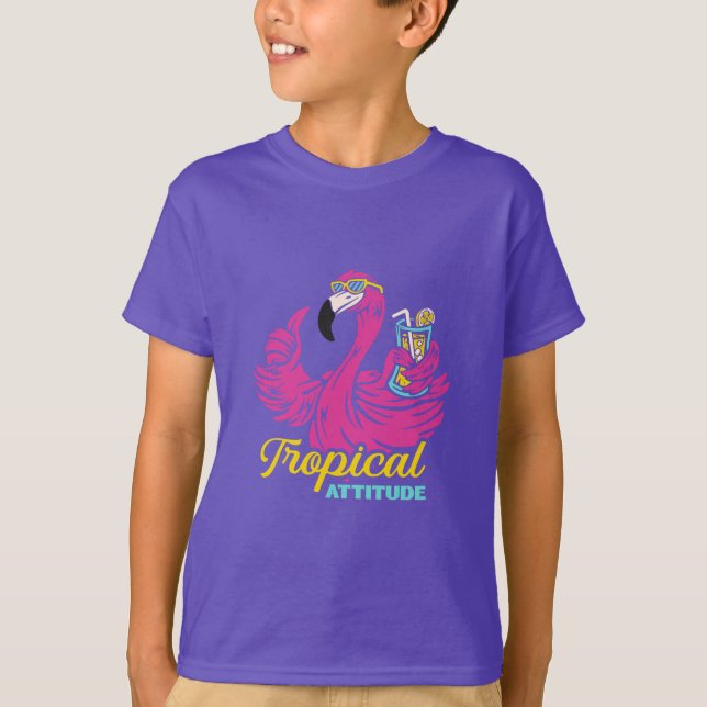 Camiseta Tropical Attitude (Frente)