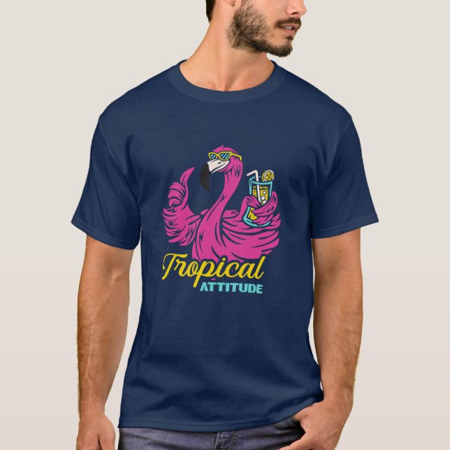 Camiseta Tropical Attitude (Frente)
