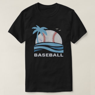 Camiseta Tropical Baseball Palm Tree Summer Vacation