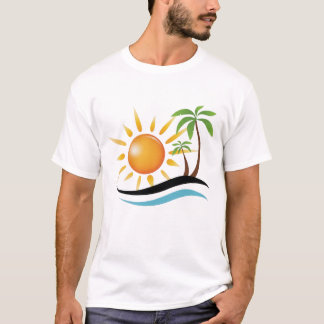 Camiseta Tropical Beautiful Beach Vibes 