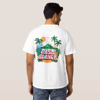 Camiseta Tropical "Casa Blanca"