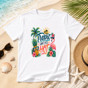 Camiseta Tropical Como Se Estivesse Quente Humor Divertido