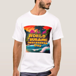 Camiseta Tropical do Dia Mundial da Consciência do