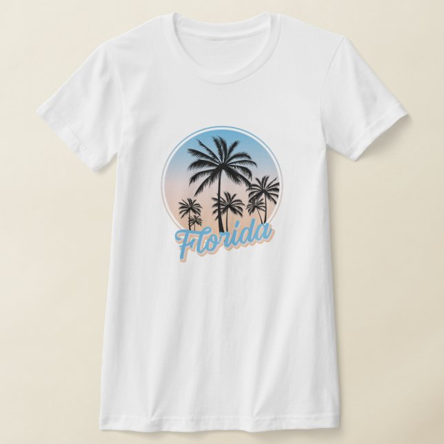 Camiseta tropical do paraíso da Flórida (Postura )