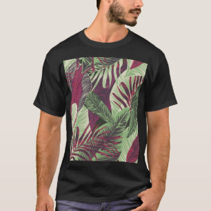 Camiseta Tropical Exótica: Trendente Verde sem costura
