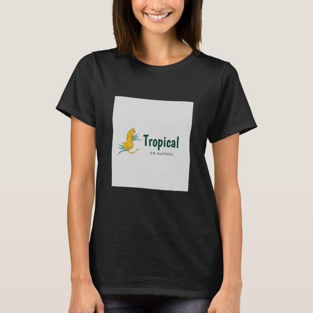 Camiseta Tropical Go Natural (Frente)