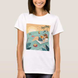 Camiseta Tropical Page Turner Mood