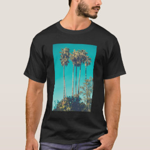 Camiseta Tropical Palm Trees Retro Vibe