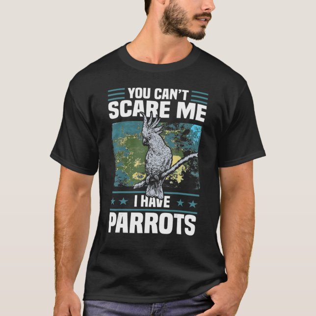 Camiseta Tropical Pet Macaw Bird Parrot (Frente)