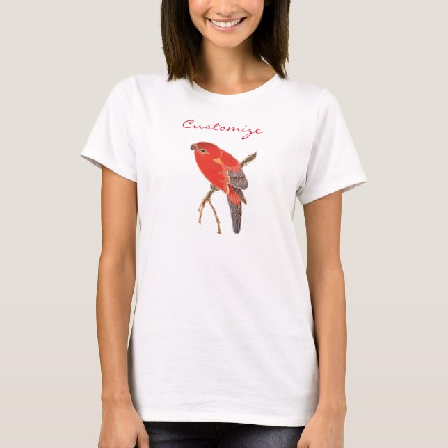 Camiseta Tropical Red Parrot Thunder_Cove (Frente)