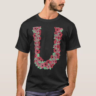 Camiseta Tropical Summer Hawaii Hibiscus Flowers Floral Lei