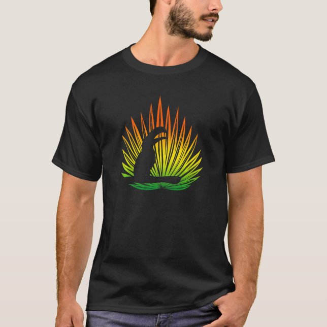 Camiseta Tropical Summer RainForest Animal Bird Toucan 1 (Frente)