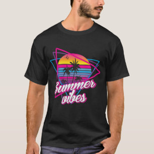 Camiseta Tropical Sunset Summer Vibes T