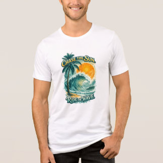 Camiseta Tropical Surf Sunset – Persiga o Sol e Ca