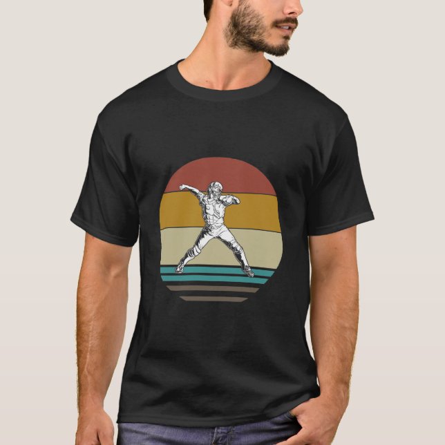 Camiseta Tropical Thrower, 80s Vaporwave (Frente)