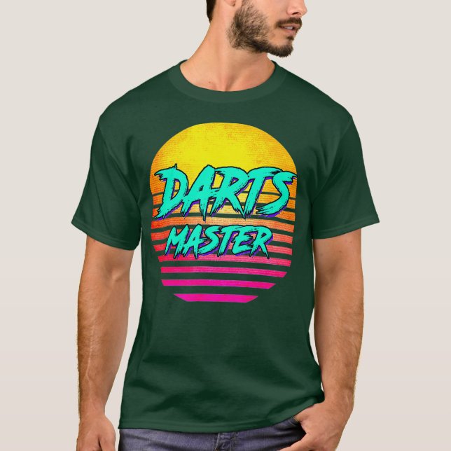 Camiseta Tros Retro-darts Master 1980 (Frente)