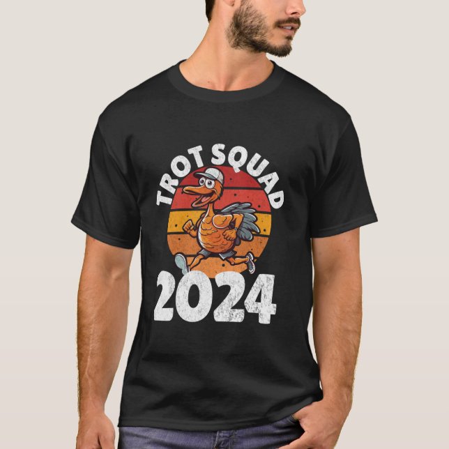 Camiseta Trot Squad 2024 Ação de Graças à Turquia em segund (Frente)