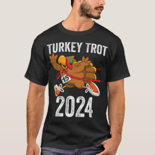 Camiseta Trot Squad 2024 Trot Race Wome de Ação de Graças n