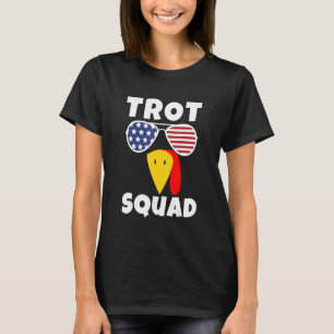 Camiseta Trot Squad, Ação de Graças, A Turquia Enfrenta-Nos