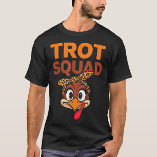 Camiseta Trot Squad Engraçado Turquia Enfrenta Homens De Aç