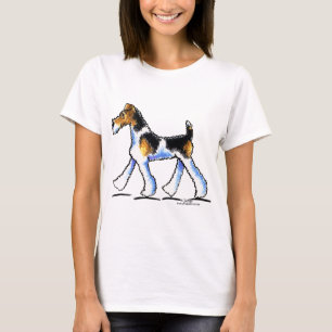 Camiseta Trote do Fox Terrier do fio